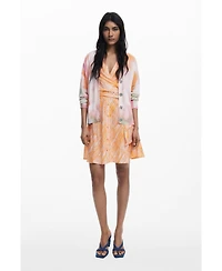 Desigual Women's Tie-dye floral cardigan