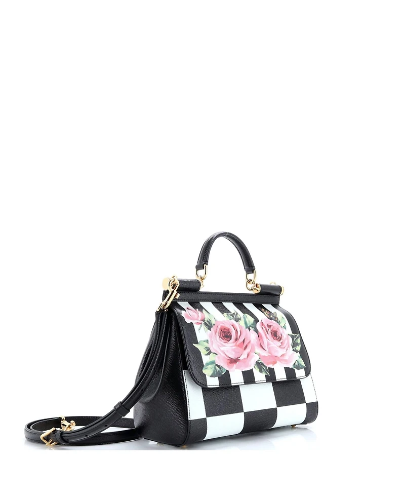 Pre-Owned Dolce & Gabbana Medium Miss Sicily Bag Printed Leather