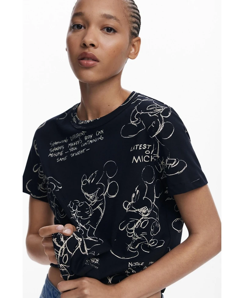 Desigual Women's Mickey Sketch T-shirt