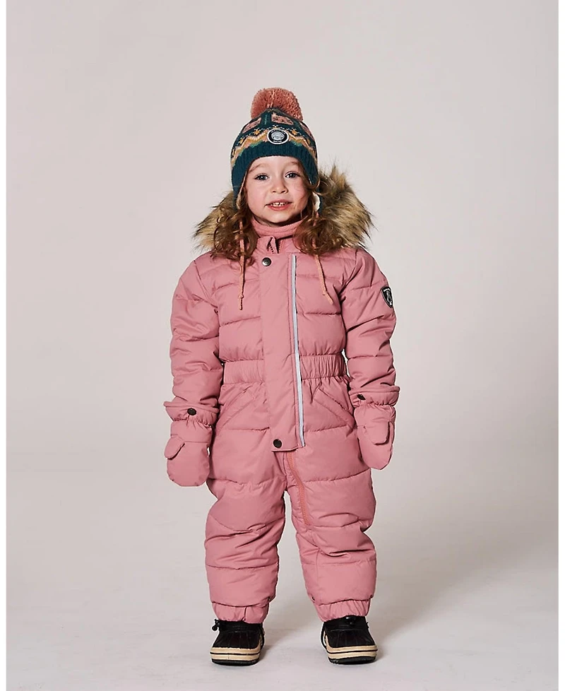 Deux par Baby Girl One-Piece Original Puffy Snowsuit Dusty Pink - Baby|Toddler