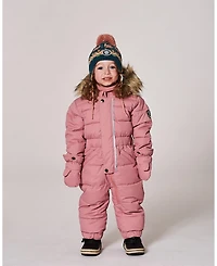 Deux par Baby Girl One-Piece Original Puffy Snowsuit Dusty Pink - Baby|Toddler