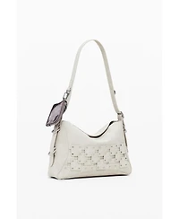 Desigual Women's Medium studded patch handbag