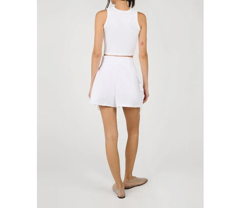 WeWoreWhat Women's Cargo Balloon Short