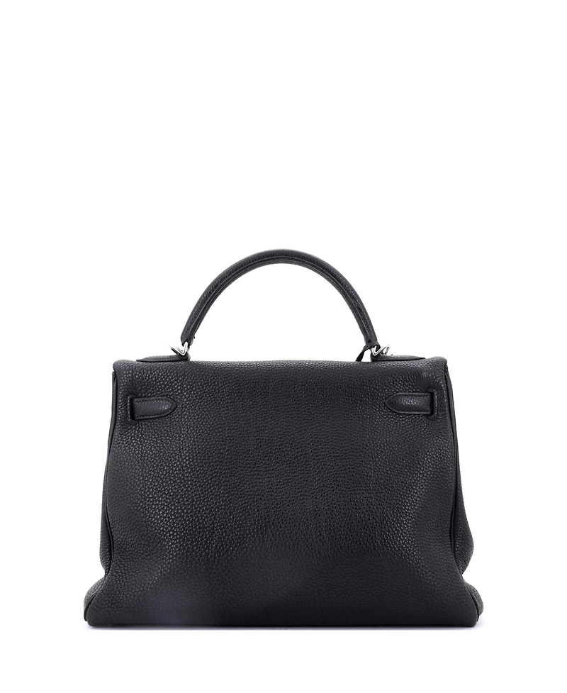 Pre-Owned Hermes Kelly 32 Handbag Togo with Palladium Hardware