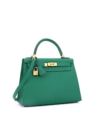 Pre-Owned Hermes Kelly Handbag Epsom with Gold Hardware