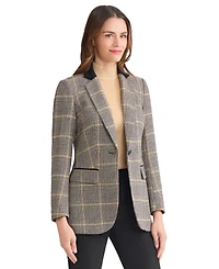 Jones New York Women's One Button Notch Collar Jacket