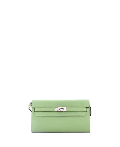Pre-Owned Hermes Kelly To Go Wallet Verso Epsom
