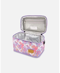 Deux par Deux Girl Lunch Box Lilac Retro Flower Print - Toddler|Child