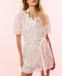 Hedley & Bennett LoveShackFancy 30" Cropped Essential Apron