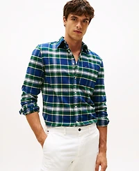 Tommy Hilfiger Men's Flannel Tartan Check Shirt