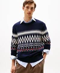 Tommy Hilfiger Men's Fair Isle Crewneck Sweater