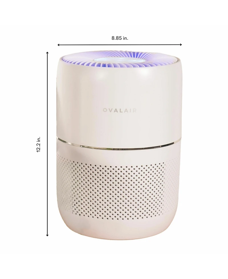 Oval Air H13 Smart Desk Purifier – 150 sq. ft. | Filters Allergies, Odors & Smoke