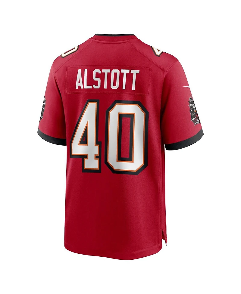 Nike Men's Mike Alstott Red Tampa Bay Buccaneers 50th Season Team Game Jersey