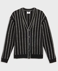 Mode of One Men's Relaxed-Fit Striped Sport Cardigan, Macy's Exclusive