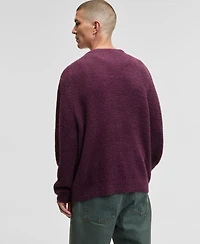 Mode of One Men's Boxy-Fit Eyelash Cardigan, Macy's Exclusive