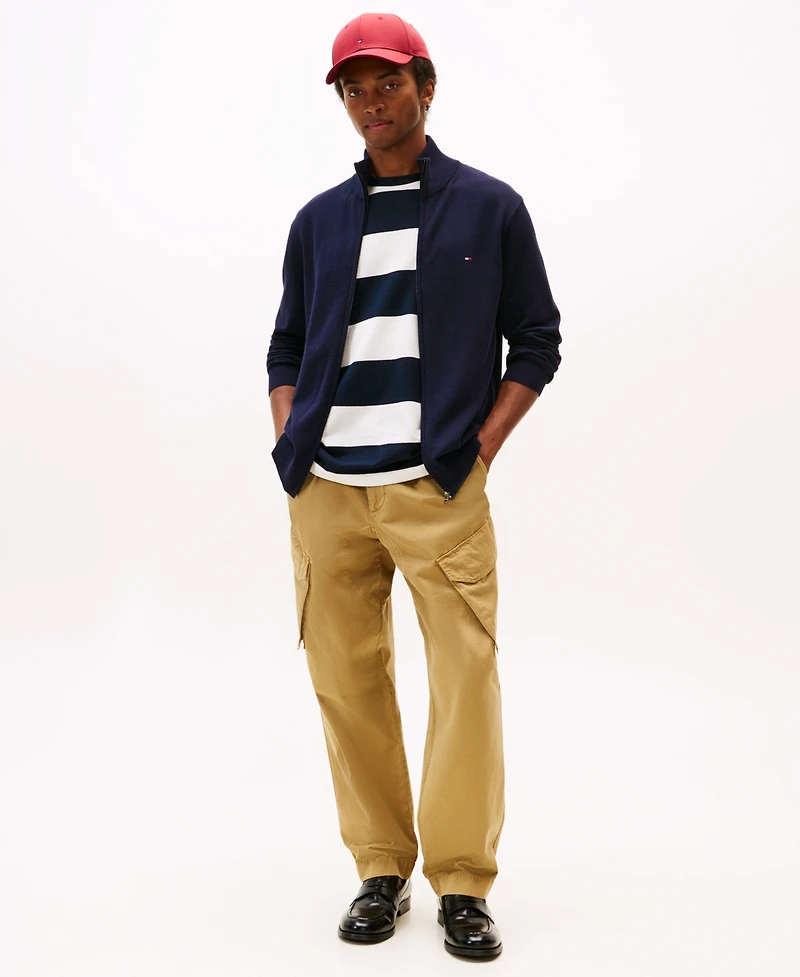 Tommy Hilfiger Men's Essential Zip-Thru Sweater