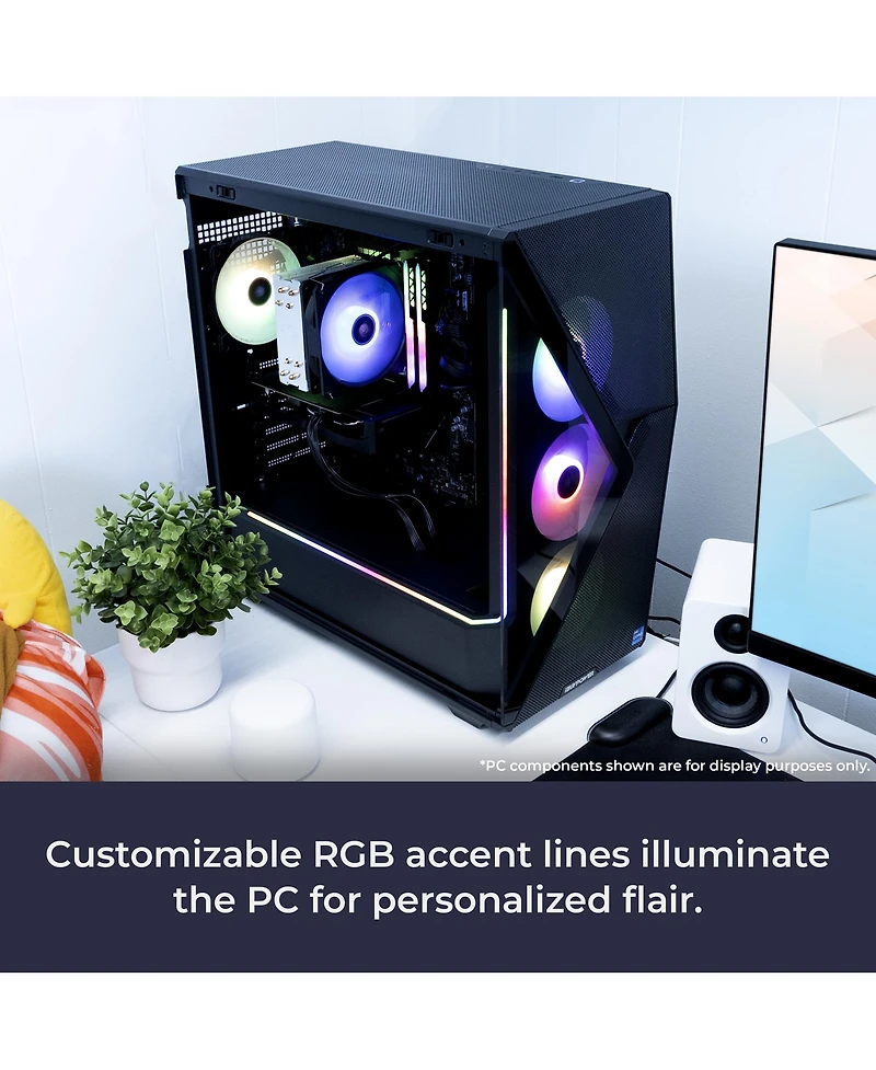 iBUYPOWER Slate Gaming Pc Desktop - Amd Ryzen 9 9900X, Nvidia GeForce Rtx 5070Ti 16GB, 32GB DDR5 Rgb Ram, 2TB NVMe Ssd
