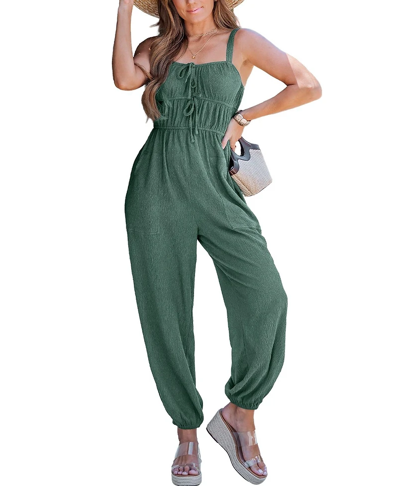 Cupshe Women's Mood for Comfort Green Jumpsuit