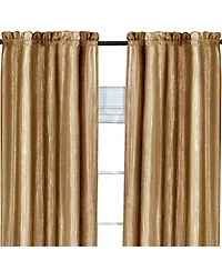 GoodGram Ombre Crushed Satin Sheer Single Window Curtains & Valances - 50 in. W x L