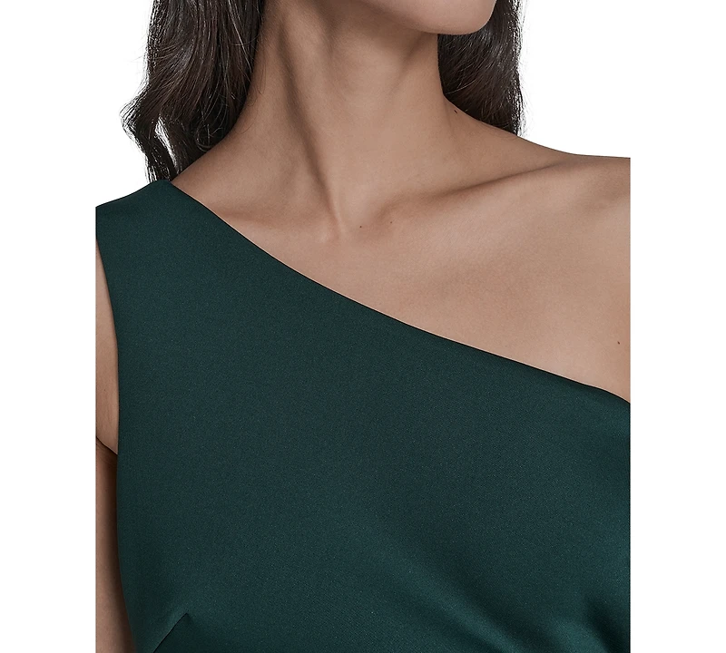 Eliza J Women's One-Shoulder High-Low Hem Sleeveless Gown