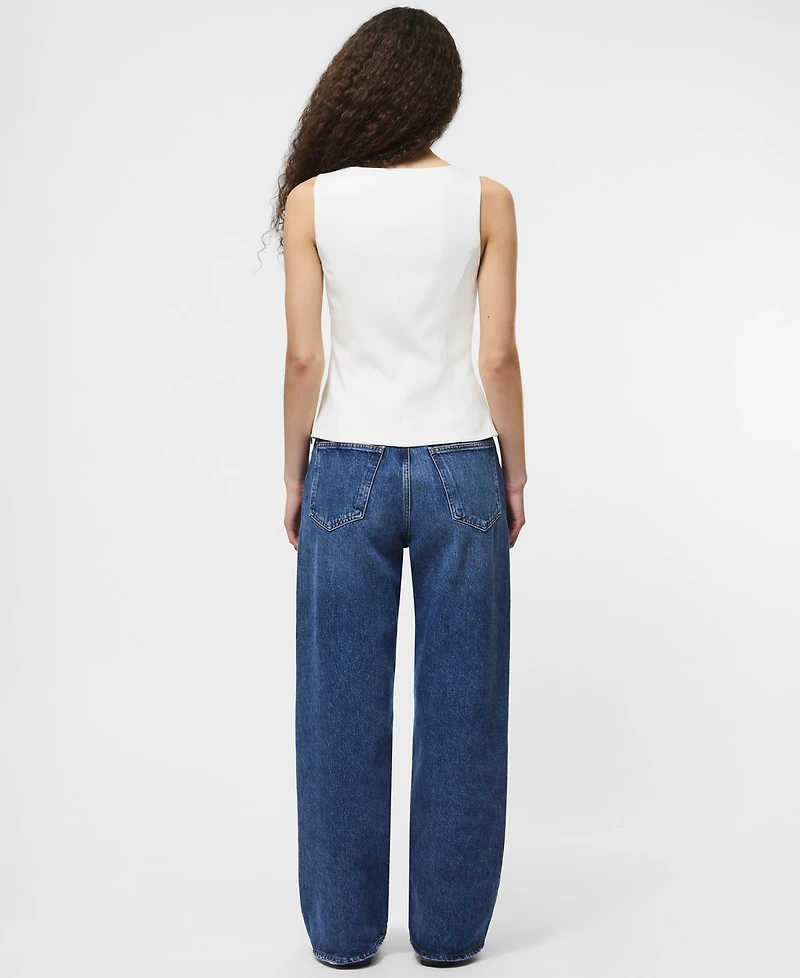 French Connection Women's Azra Square Neck Top