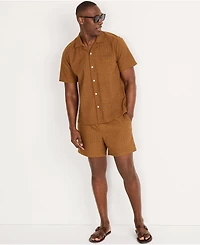 Lands' End Men's 5.5" Eyelet Easy Shorts - Set Bottom