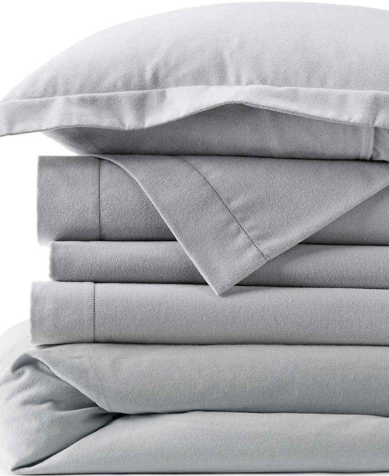 Lands' End Luxe Flannel Duvet Bed Cover