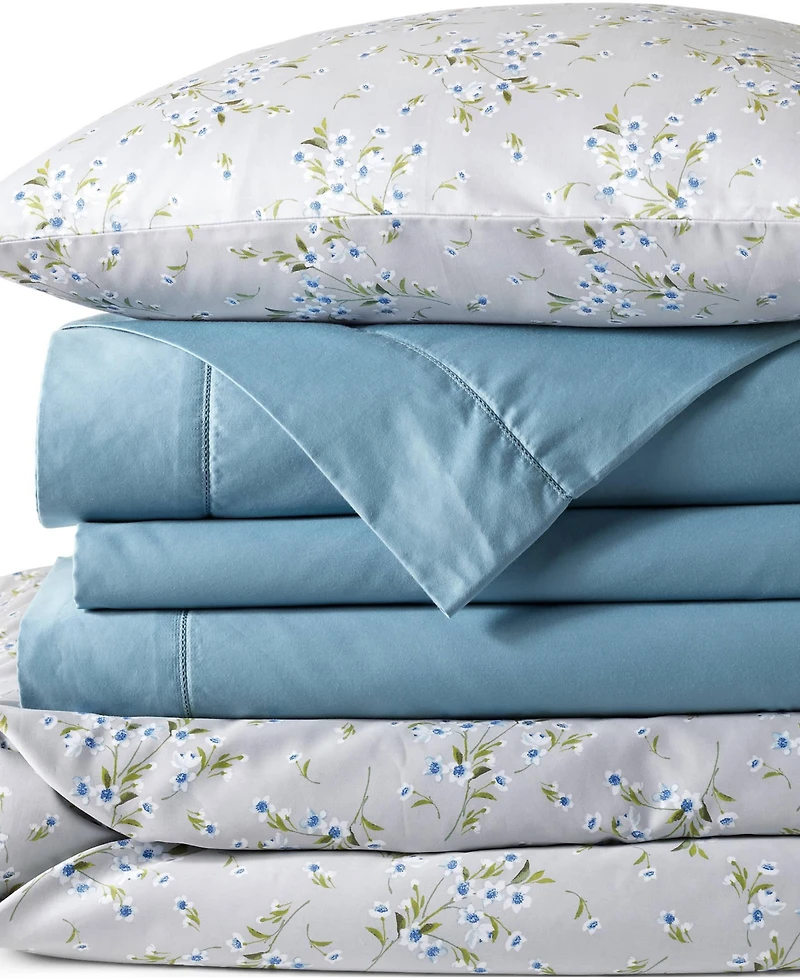 Lands' End 700 Thread Count Luxe Sateen Egyptian Cotton No Iron Duvet Bed Cover