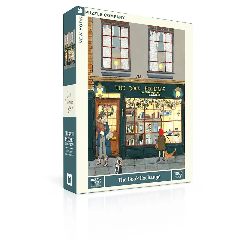 New York Puzzle Company The Book Exchange 1000 Piece Puzzle