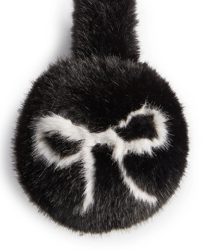 I.n.c. International Concepts Printed Bow Earmuffs, Macy's Exclusive