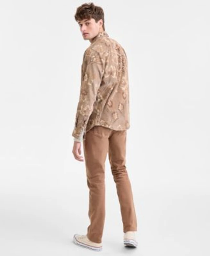 Sun Stone Mens Woods Shirt Long Sleeve T Shirt Slim Fit Jeans Macys Exclusive