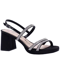 Nina Women's Berna Block-Heel Strappy Sandals