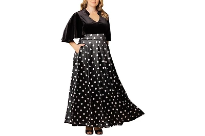 Kiyonna Women's Plus Radiant Opulence Evening Gown