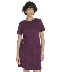 Tommy Hilfiger Women's Short Sleeve Knit Shift Dress