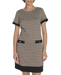 Tommy Hilfiger Women's Short Sleeve Pocket Shift Dress