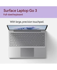 Microsoft Surface Laptop Go 3 12.4" Touchscreen, Intel Core i5-1235U 1.3GHz, 16GB Ram, 256GB Ssd, Windows 11 Pro, Platinum