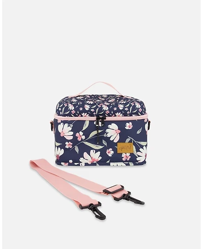 Deux par Deux Girl Lunch Box Navy Flower Print - Toddler|Child