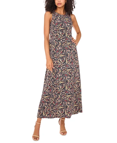 Vince Camuto Women's Sleeveless Keyhole-Back Maxi Dress