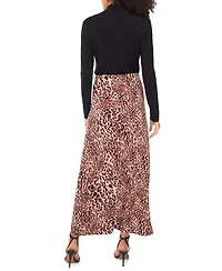 Vince Camuto Women's Printed Pull-On Maxi Skirt