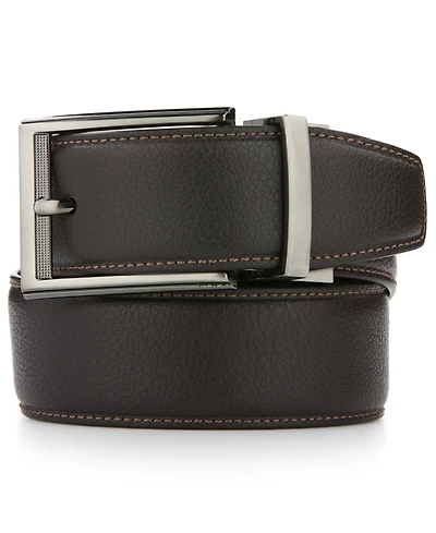 Perry Ellis Portfolio Men's Peb Reversible Textured Dress Belt