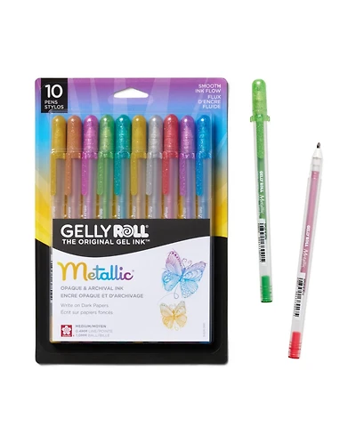 Sakura Classic Gelly Roll White Pens, 6 Pack