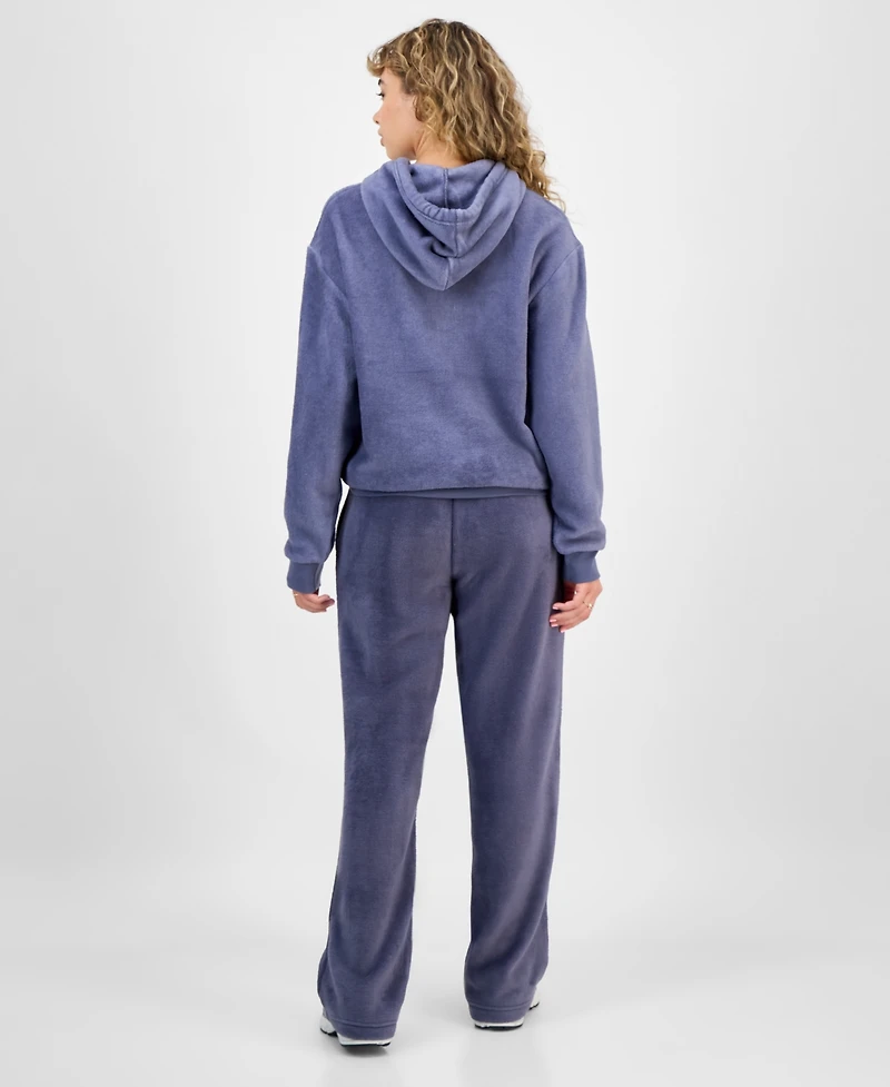 Disney Juniors' Stitch Plush Fleece Sweatpants