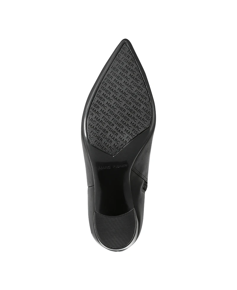 Marc Fisher Women's Gaylen Block Heel Pointy Toe Dress Booties