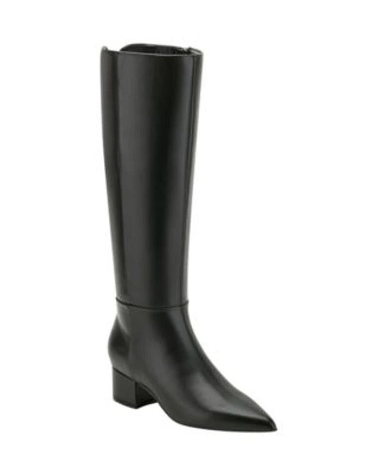 Marc Fisher Womens Gradia Pointy Toe Tall Boots Regular Wide Calf
