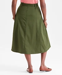 Style & Co Women's Mid-Rise Utility Midi Skirt, Macy's Exclusive