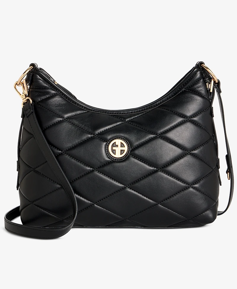 Giani Bernini Small Quilted Soft Shoulder Crossbody