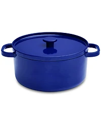 The Cellar Enameled Cast Iron 6-Qt. Dutch Oven Blue, Macy's Exclusive