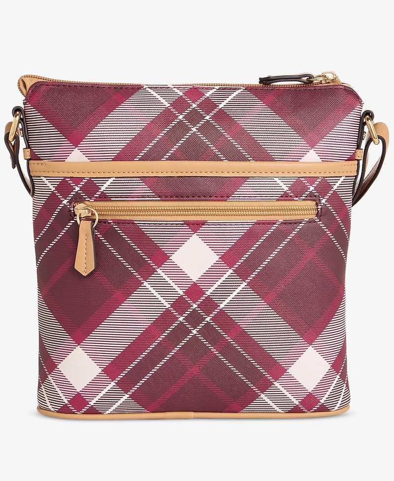 Giani Bernini Plaid North South Crossbody Bag, Macy's Exclusive
