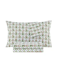 Sanders Holiday Printed Microfiber 3-Pc. Sheet Set, Twin