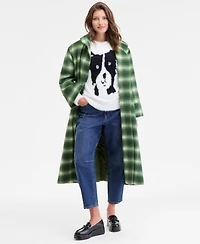 On 34th Women's Eyelash Dog Crewneck Sweater, Macy's Exclusive